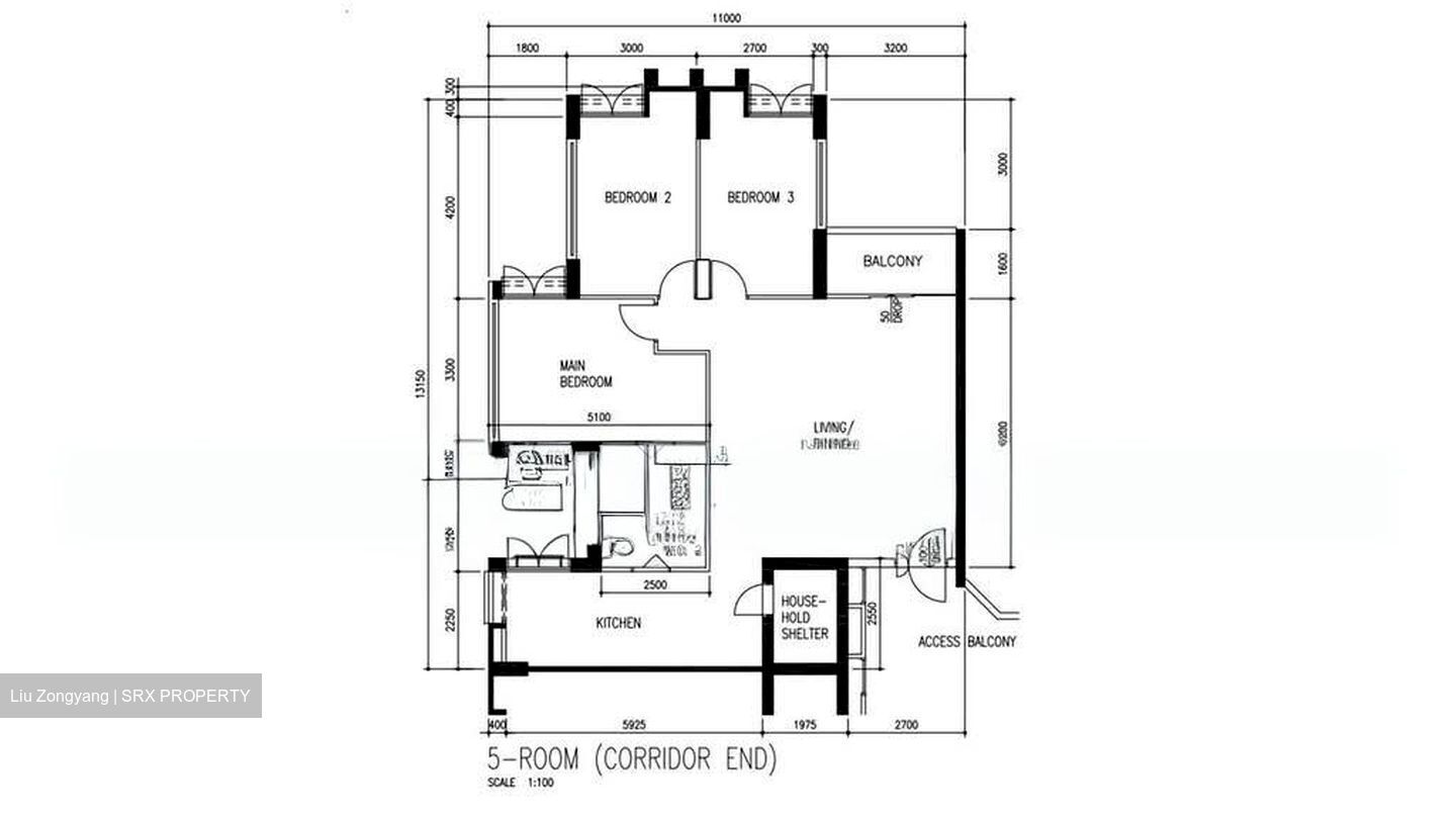 Blk 306A Anchorvale Place (Sengkang), HDB 5 Rooms #574111131
